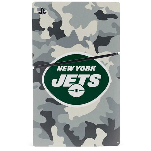 NFL New York Jets Camo PS5 Slim Disk Console Skin