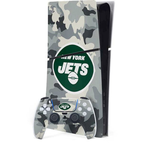 NFL New York Jets Camo PS5 Slim Digital Edition Console Skin