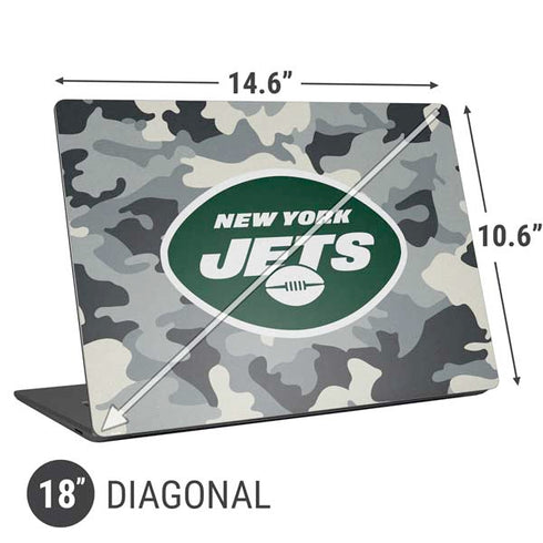 NFL New York Jets Camo Universal Laptop 18in (14.6 x 10.6in) Skin
