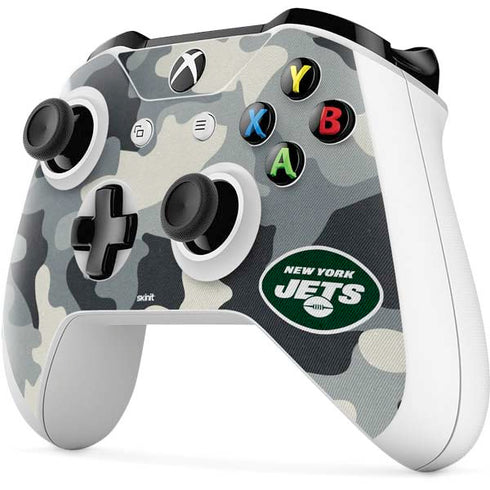 NFL New York Jets Camo Xbox One S All-Digital Edition Bundle Skin