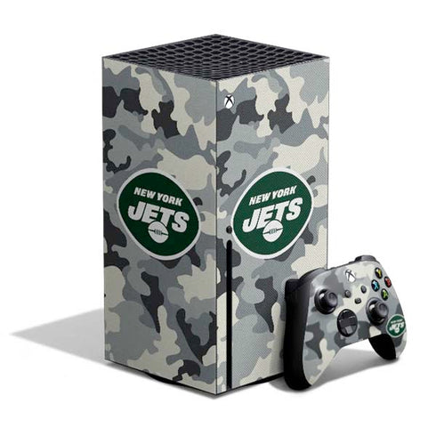 NFL New York Jets Camo Xbox Series X Bundle Skin