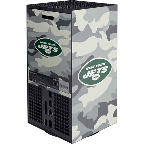 NFL New York Jets Camo Xbox Series X Console Skin