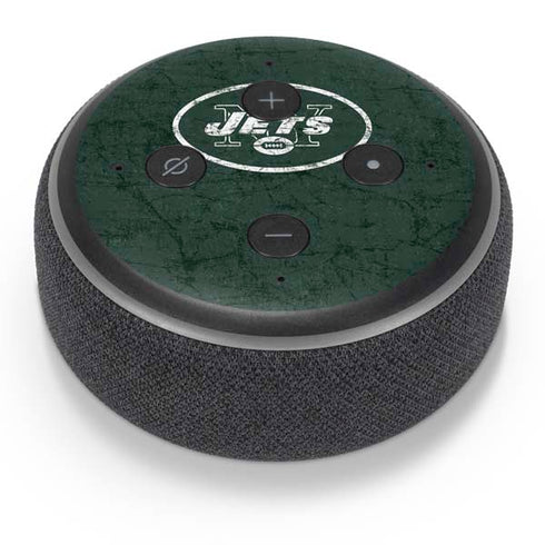 NFL New York Jets Distressed Amazon Echo Dot Skin