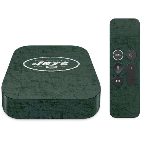NFL New York Jets Distressed Apple TV Skin