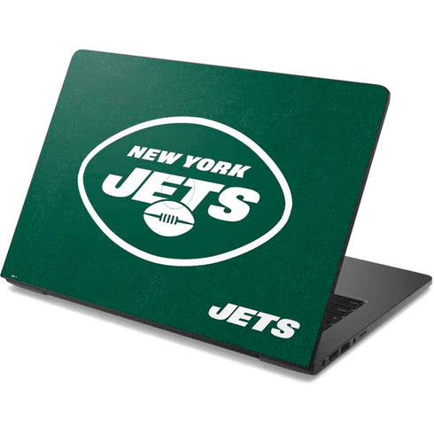 NFL New York Jets Distressed Dell Chromebook Skin