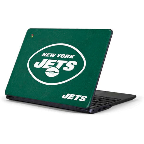 NFL New York Jets Distressed Samsung Chromebook Skin