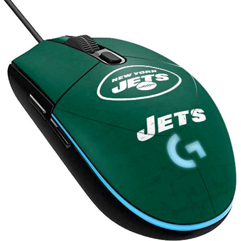 NFL New York Jets Distressed G203 Prodigy RGB Wired Gaming Mouse Skin