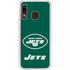 NFL New York Jets Distressed Galaxy A20 Clear Case