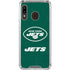NFL New York Jets Distressed Galaxy A30 Clear Case