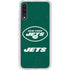 NFL New York Jets Distressed Galaxy A50 Clear Case