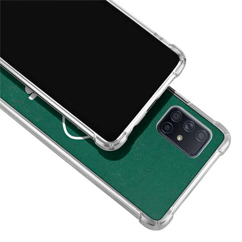 NFL New York Jets Distressed Galaxy A51 5G Clear Case