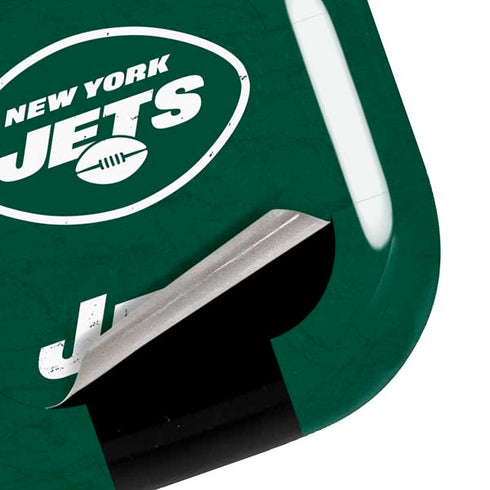 NFL New York Jets Distressed Galaxy Buds Pro Skin