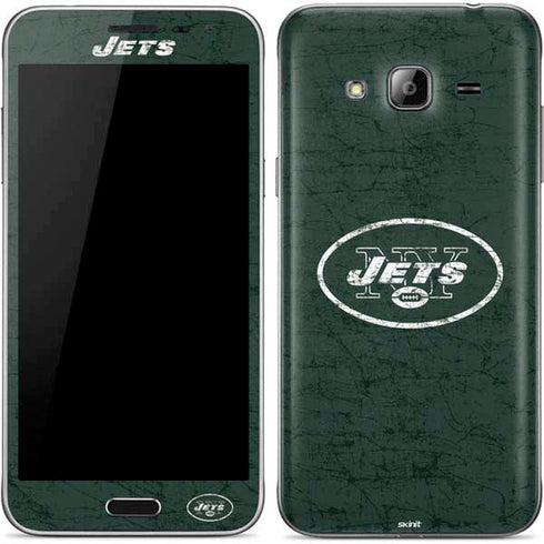 NFL New York Jets Distressed Galaxy J3 Skin