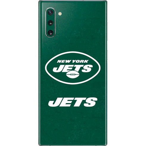 NFL New York Jets Distressed Galaxy Note 10 Skin