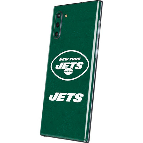 NFL New York Jets Distressed Galaxy Note 10 Skin
