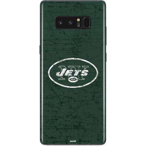NFL New York Jets Distressed Galaxy Note 8 Skin