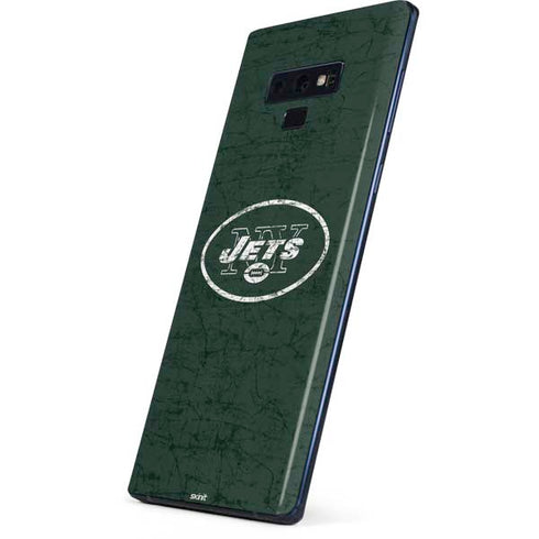 NFL New York Jets Distressed Galaxy Note 9 Skin