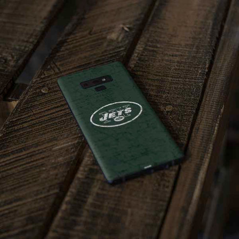 NFL New York Jets Distressed Galaxy Note 9 Skin