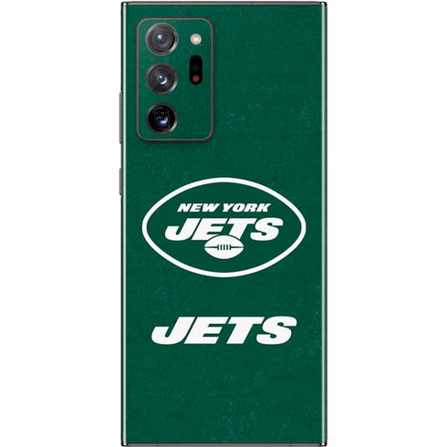 NFL New York Jets Distressed Galaxy Note20 Ultra 5G Skin