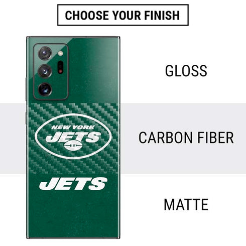 NFL New York Jets Distressed Galaxy Note20 Ultra 5G Skin