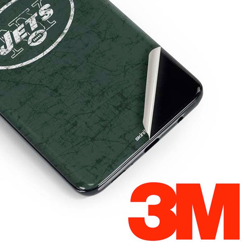 NFL New York Jets Distressed Galaxy S10e Skin