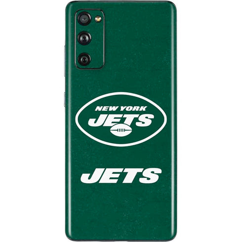 NFL New York Jets Distressed Galaxy S20 Fan Edition Skin