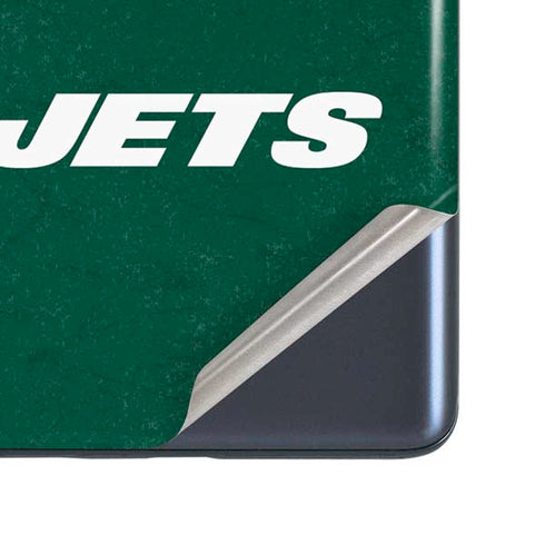 NFL New York Jets Distressed Galaxy S20 Fan Edition Skin
