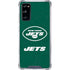 NFL New York Jets Distressed Galaxy S20 FE Clear Case