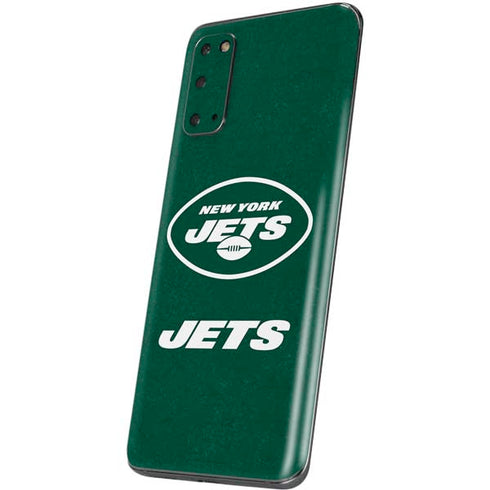 NFL New York Jets Distressed Galaxy S20 Skin