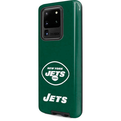 NFL New York Jets Distressed Galaxy S20 Ultra 5G Pro Case