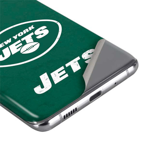 NFL New York Jets Distressed Galaxy S20 Ultra 5G Skin