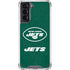 NFL New York Jets Distressed Galaxy S21 5G Clear Case