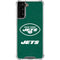 NFL New York Jets Distressed Galaxy S21 FE Clear Case