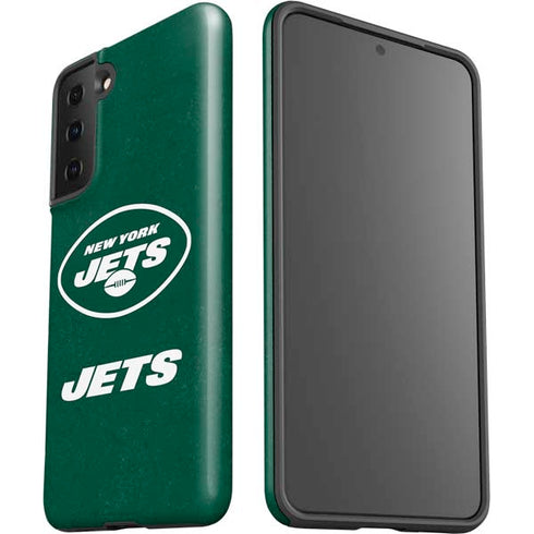 NFL New York Jets Distressed Galaxy S21 FE Pro Case