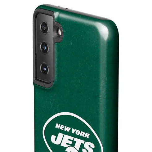 NFL New York Jets Distressed Galaxy S21 Plus 5G Pro Case