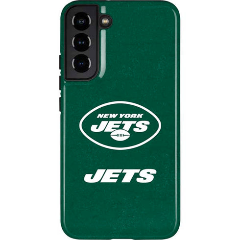 NFL New York Jets Distressed Galaxy S22 Plus Pro Case