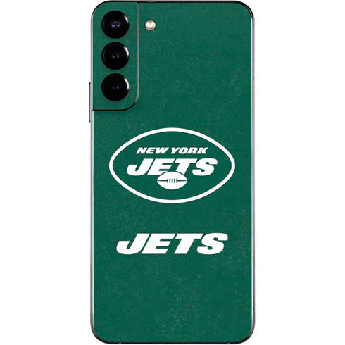 NFL New York Jets Distressed Galaxy S22 Plus Skin