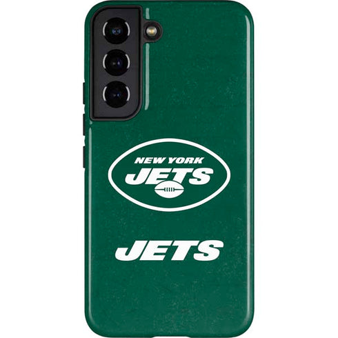 NFL New York Jets Distressed Galaxy S22 Pro Case