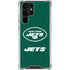 NFL New York Jets Distressed Galaxy S22 Ultra Clear Case