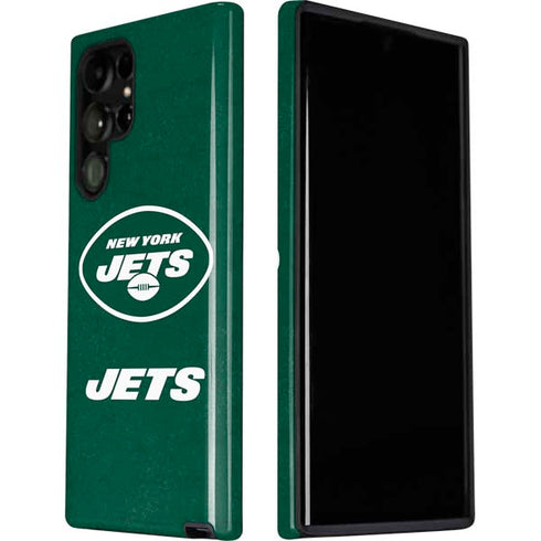 NFL New York Jets Distressed Galaxy S22 Ultra Pro Case