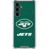 NFL New York Jets Distressed Galaxy S23 FE Clear Case
