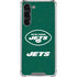NFL New York Jets Distressed Galaxy S23 Plus Clear Case