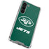 NFL New York Jets Distressed Galaxy S23 Plus Clear Case