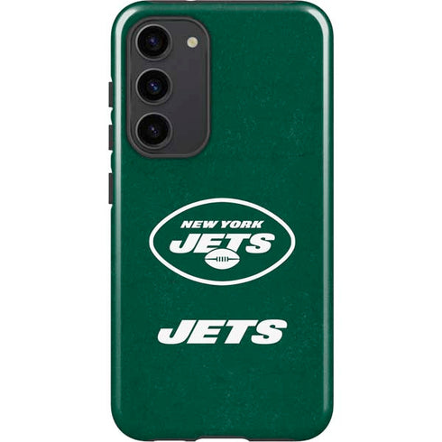 NFL New York Jets Distressed Galaxy S23 Plus Pro Case