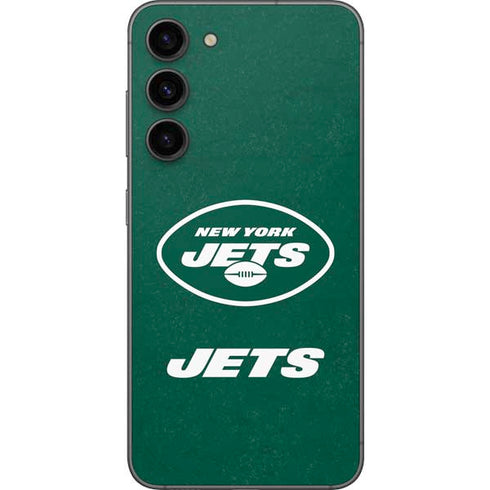 NFL New York Jets Distressed Galaxy S23 Plus Skin