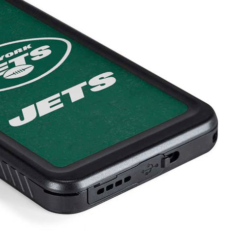 NFL New York Jets Distressed Galaxy S23 Plus Waterproof Case