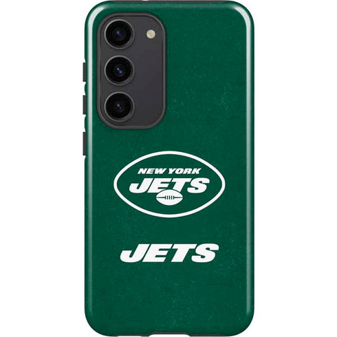 NFL New York Jets Distressed Galaxy S23 Pro Case