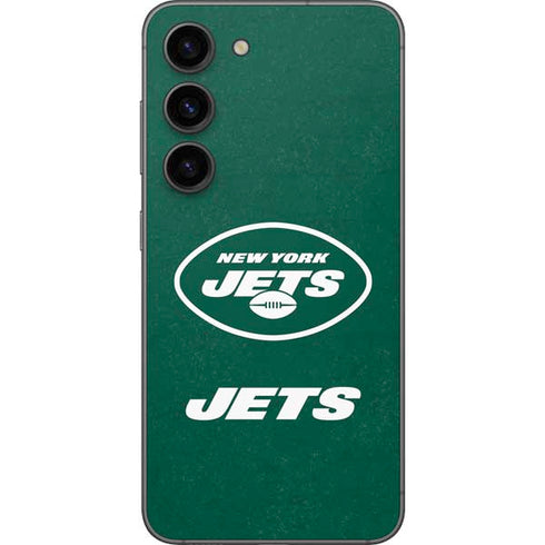 NFL New York Jets Distressed Galaxy S23 Skin