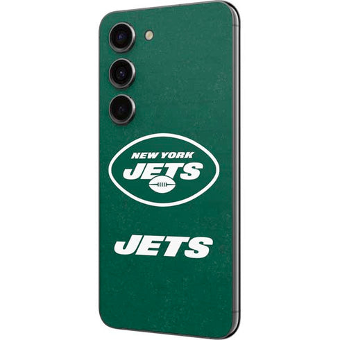 NFL New York Jets Distressed Galaxy S23 Skin