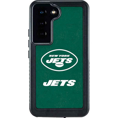 NFL New York Jets Distressed Galaxy S23 Waterproof Case